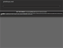 Tablet Screenshot of pinktoys.net